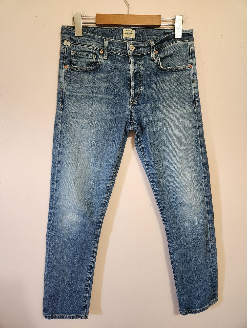 Citizens of Humanity Emerson Slim Boyfriend Jeans Premium Vintage Medium Wash 25